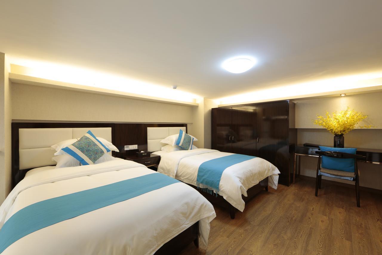 Waifiden Duplex Hotel Apartment Zhongyong Jinyu Branch-Free Shuttle Bus During The Canton Fair Exterior photo